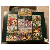8- puzzles- birds and flowers