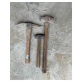 Sledge and spike hammers