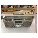 Panasonic boom box. No cord. Runs on batteries too