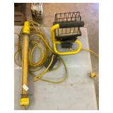 Fluorescent and single work light