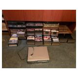 DVD/ VHS  player and ALL vhs and dvd movies