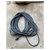 Large black extension cord- needs one plug