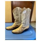 Justin Snakeskin Boots- 9D