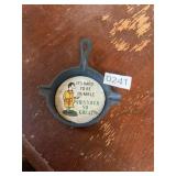 Cast iron skillet ash tray