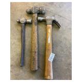 3- hammers. Ball peen and claw