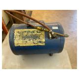 Blue portable air tank