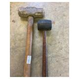 Sledge and dead blow hammers