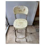 Vintage white stool