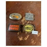 4- assorted belt buckles