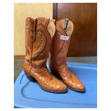 Larry Mahan Ostrich Boots- 9 1/2 D