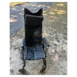 High back wheel chair