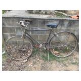 Vintage suburban bicycle