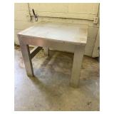 Square aluminum table