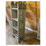Werner Aluminum 8 ft step- 16ft extension ladder