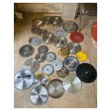 30 + assorted saw blades. Reuse or paint