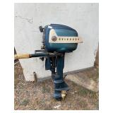 Vintage Evinrude Fleetwin 7 1/2 hp. Boat motor