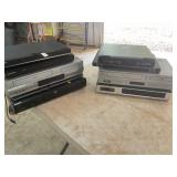 DVD players, VHS players, laptop-all