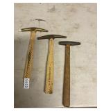 3- rock style hammers