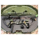 Bear Cruzer G2 compound bow, case, arrows