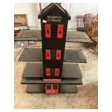 Makers Mark wood display