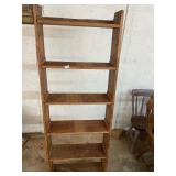 6 tier barnwood shelf
