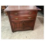Nice heavy wood cabinet