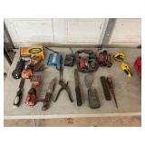 Coke tray assorted tools