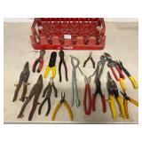 Coke flat full of pliers