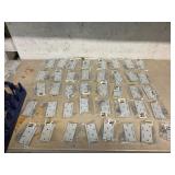 50- assorted hinges - new