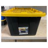 Commander 27 gallon XXL yellow/ black tote