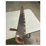 Vintage wood handle saw