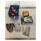Staplers and staples