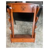Deer embossed gun rack