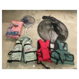 Life jackets, net- all