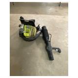 Ryobi back pack blower