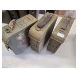 3 Ammo Cans with Links