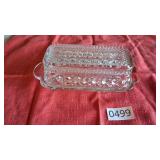 Solid Glass Butter Dish