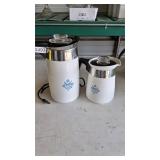 Vintage Corningware Percolator 10 and 4 cup