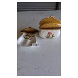 Merry Mushroom Napkin Holder and spoon dish Japan
