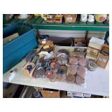 tote of abrasive disks