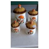 Vintage Merry Mushroom 4 pieces- Japan