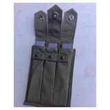 3 British Sten GUN MAGAZINES & POUCH