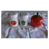 RAGU Rewards shakers and ceramic strawberry