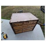 metal 4 drawer hardware bin
