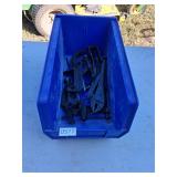 Clamps Lot and Blue Bin