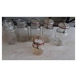 Ball Ideal Jars and a Planters Peanut Jar