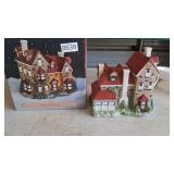 Ceramic  lighted house