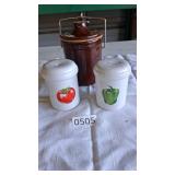 RAGU rewards shakers and stoneware crock jar