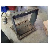 well loved surplus wooden gun rack