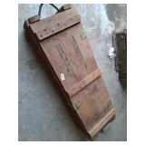 medium wooden ammo crate